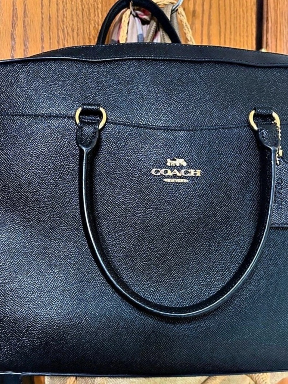 Coach F39022 Black Laptop Bag